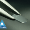 BL-AC70N-PSA bio cantilever AFM probe with silicon nitride cantilever, half hollow pyramid tip, and gold reflex coating for tapping mode imaging of biological and soft samples.